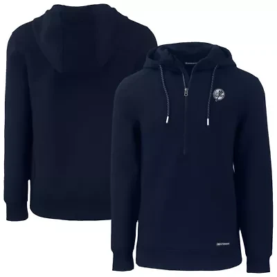 MLB New York Yankees Roam Eco Recycled Tri-Blend Half-Zip Hoodie