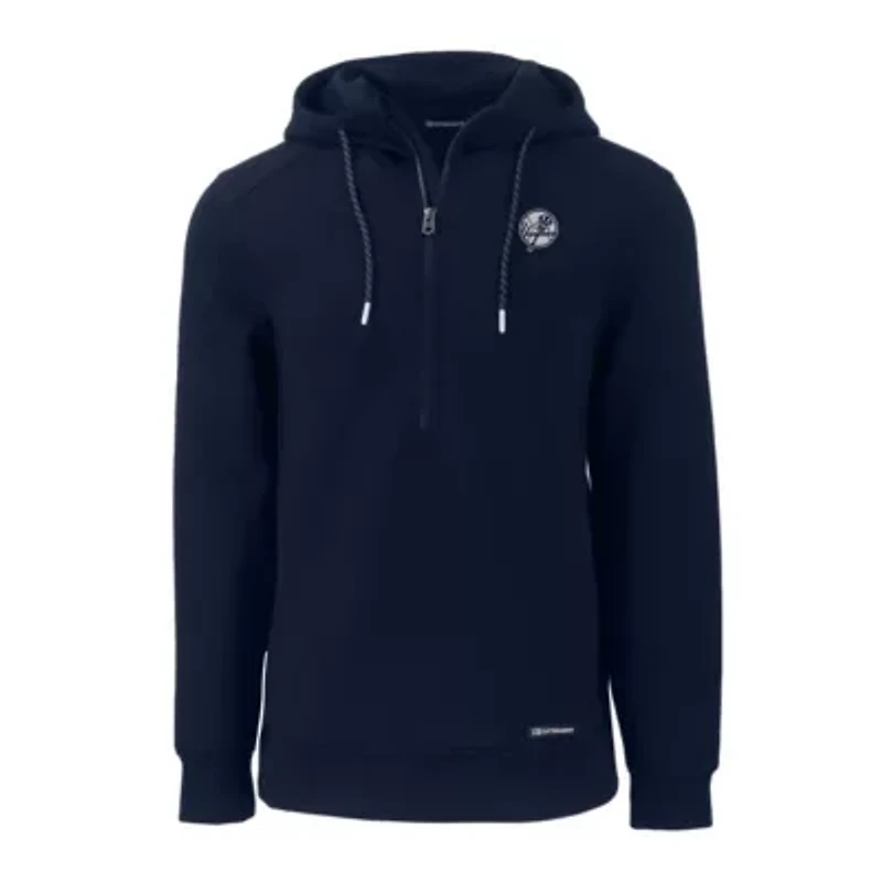MLB New York Yankees Roam Eco Recycled Tri-Blend Half-Zip Hoodie