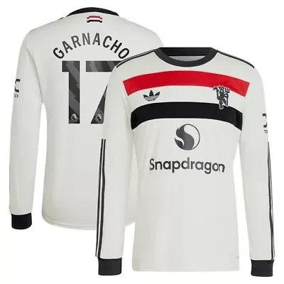 International Clubs Originals Alejandro Garnacho Manchester United 2024/25 Third Replica Long Sleeve Jersey
