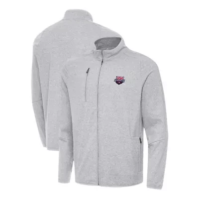 Olympics Heather USA Swimming Hold-Up Full-Zip Jacket