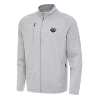 Olympics Heather USA Swimming Hold-Up Full-Zip Jacket