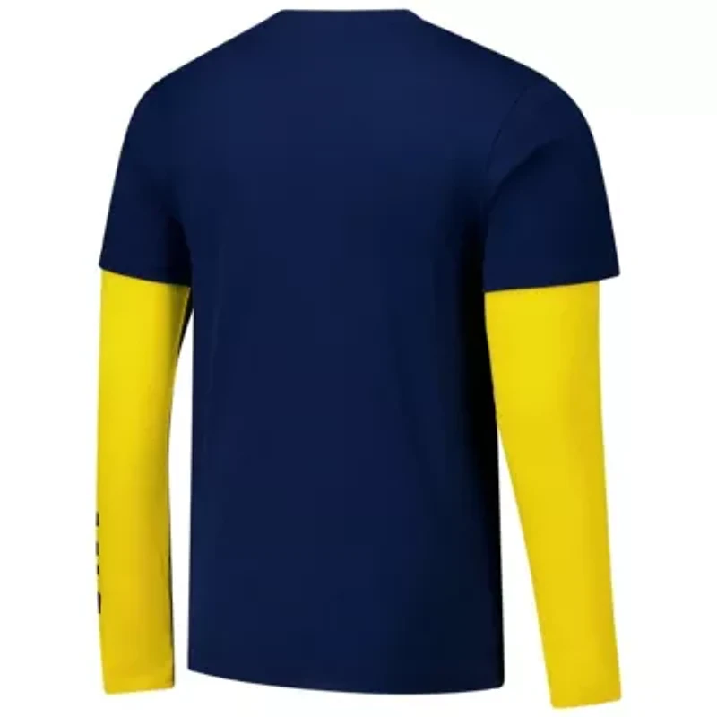 NBA Unisex Indiana Pacers Spectator Twofer Long Sleeve T-Shirt