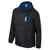 NBA Unisex Dallas Mavericks Compete Quarter-Zip Windbreaker Jacket