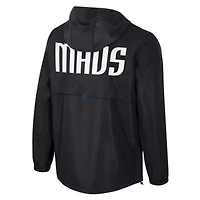 NBA Unisex Dallas Mavericks Compete Quarter-Zip Windbreaker Jacket