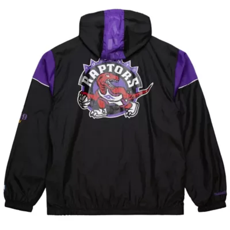 NBA Unisex Toronto Raptors Hardwood Classics Team OG 3.0 Anorak Half-Zip Windbreaker Jacket