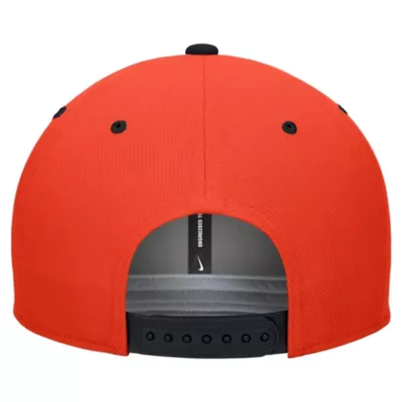 NCAA Nike White/Orange Oregon State Beavers Pro Performance Snapback Hat