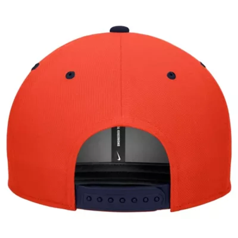 NCAA Nike White/Orange Virginia Cavaliers Pro Performance Snapback Hat