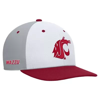NCAA Nike White/Gray Washington State Cougars Pro Performance Snapback Hat