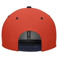 NCAA Nike White/Orange Illinois Fighting Illini Pro Performance Snapback Hat