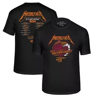 NCAA Virginia Tech Hokies Metallica Retro T-Shirt