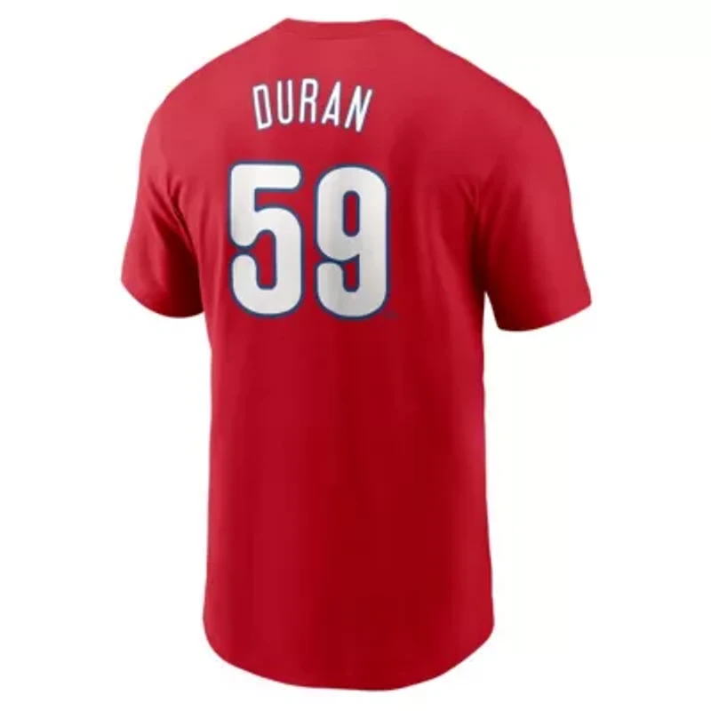 MLB Nike Jhoan Duran Philadelphia Phillies Fuse Name & Number T-Shirt