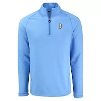 Boston Red Sox MLB Light Peshastin Eco Fleece Recycled Raglan Quarter-Zip Top