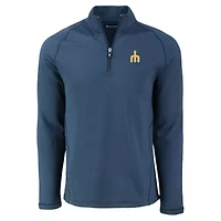 MLB Seattle Mariners Peshastin Eco Fleece Recycled Raglan Quarter-Zip Top