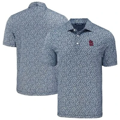MLB St. Louis Cardinals Pike Eco Flora Print Recycled Polo