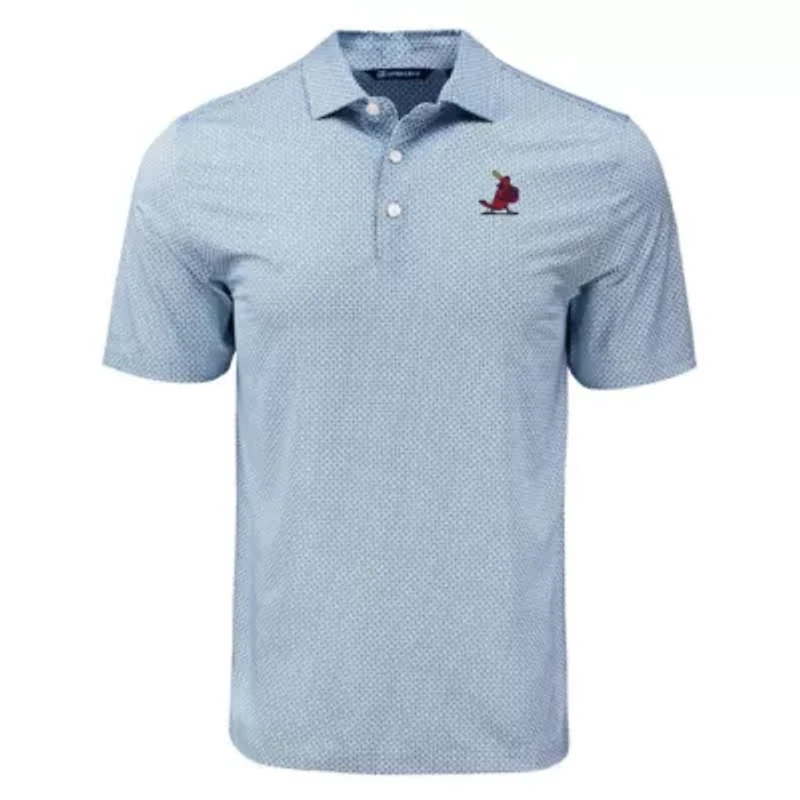 MLB St. Louis Cardinals Big & Tall Pike Eco Diamond Dot Print Polo