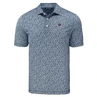 MLB Chicago Cubs Big & Tall Pike Eco Flora Print Recycled Polo