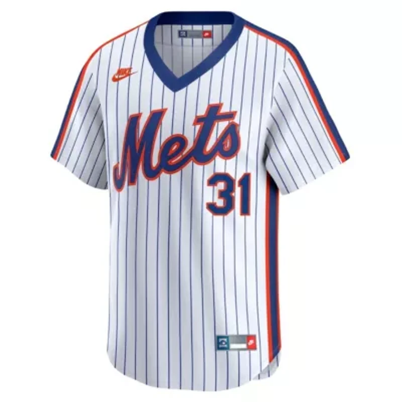 MLB Nike Mike Piazza New York Mets Throwback Cooperstown Collection Limited Jersey