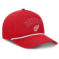 NHL Fanatics Detroit Wings Decades Collection A-Frame Rope Adjustable Hat