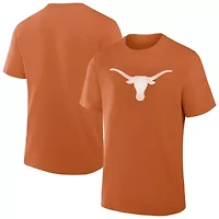 NCAA Fanatics Burnt Texas Longhorns Big & Tall Distressed Vintage Logo T-Shirt