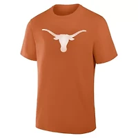 NCAA Fanatics Burnt Texas Longhorns Big & Tall Distressed Vintage Logo T-Shirt