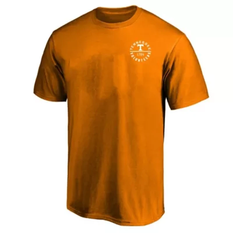 NCAA Fanatics Tennessee Volunteers Big & Tall Fast Break 2 Hit T-Shirt