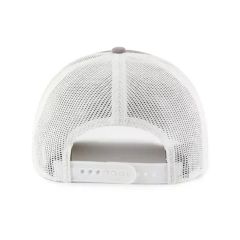 MLB Gray/White New York Mets Tide Sweep Rope Trucker Adjustable Hat