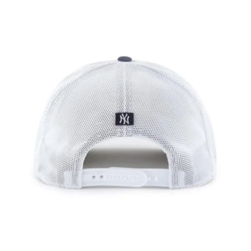 MLB Navy/White New York Yankees Scratch Adjustable Trucker Hat