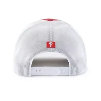 MLB Red/White Philadelphia Phillies Scratch Adjustable Trucker Hat