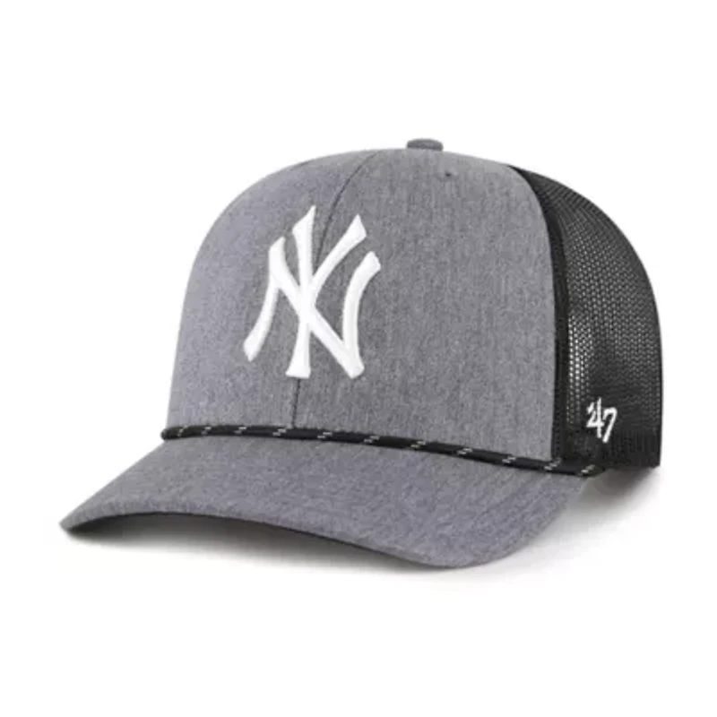 MLB New York Yankees Carbon Rope Trucker Adjustable Hat