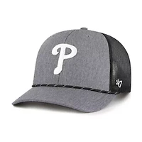 MLB Philadelphia Phillies Carbon Rope Trucker Adjustable Hat