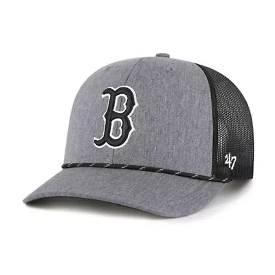 Boston Red Sox MLB Boston Sox Carbon Rope Trucker Adjustable Hat