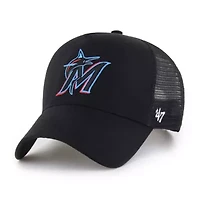 MLB Miami Marlins Ballpark Offside Adjustable Trucker Hat