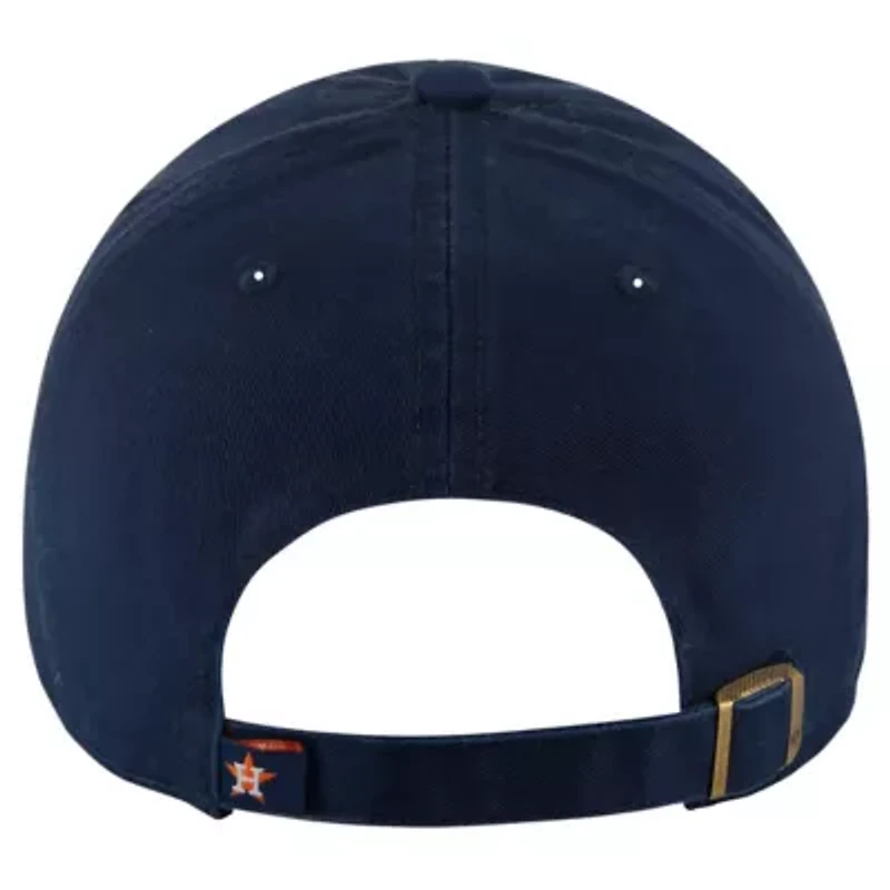 MLB Navy/Orange Houston Astros Clean Up Adjustable Hat