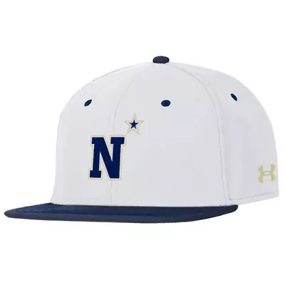 Navy Midshipmen NCAA Under Armour Baseball Fitted Hat