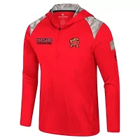 NCAA Maryland Terrapins OHT Military Appreciation Quarter-Zip Hoodie Jacket