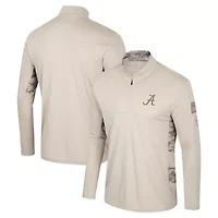 Alabama Crimson Tide NCAA OHT Military Appreciation Quarter-Zip Jacket