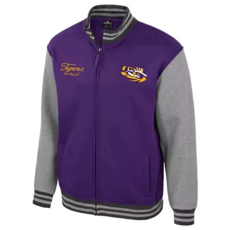 NCAA LSU Tigers Ambi-Turner Full-Zip Varsity Jacket