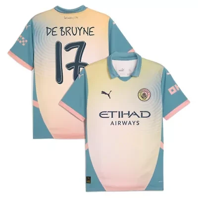 International Clubs Kevin De Bruyne Manchester City 2024/25 Fourth Replica Player Jersey