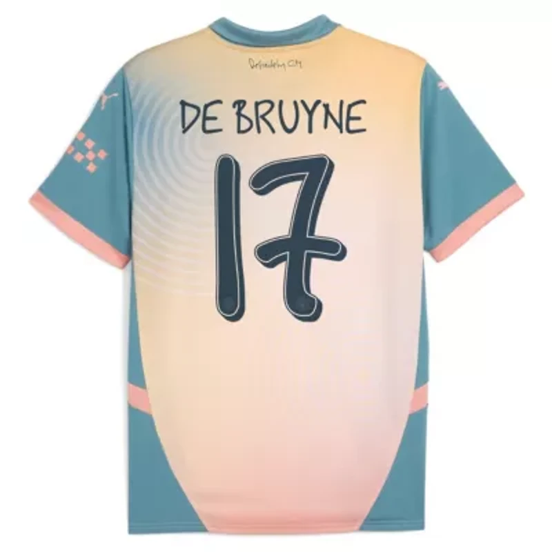 International Clubs Kevin De Bruyne Manchester City 2024/25 Fourth Replica Player Jersey