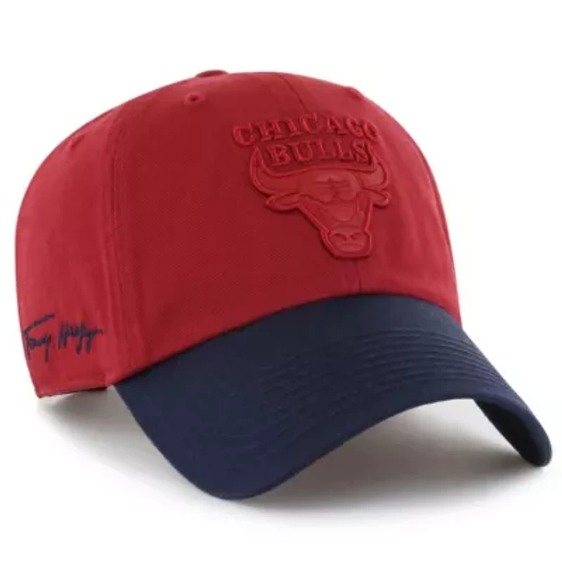 NBA x Red/Navy Chicago Bulls Courtside Cleanup Adjustable Hat