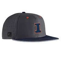 NCAA Nike Illinois Fighting Illini 2025 On-Field True Performance Baseball Fitted Hat