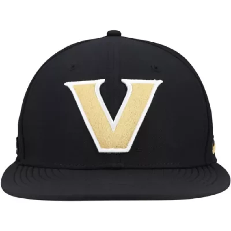NCAA Nike Vanderbilt Commodores 2025 On-Field True Performance Baseball Fitted Hat