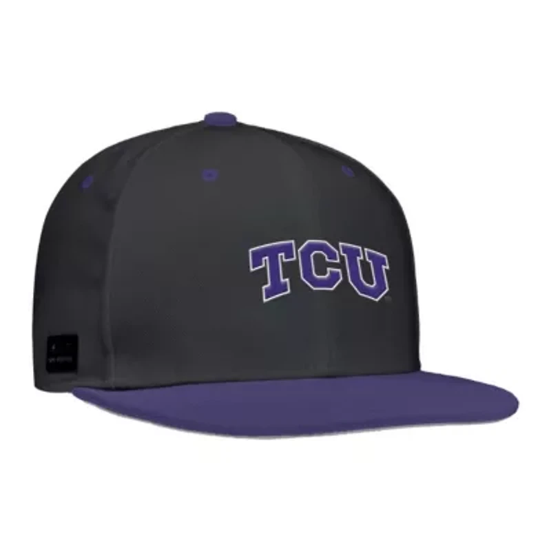 NCAA Nike TCU Horned Frogs On-Field Baseball Performance Fitted Hat