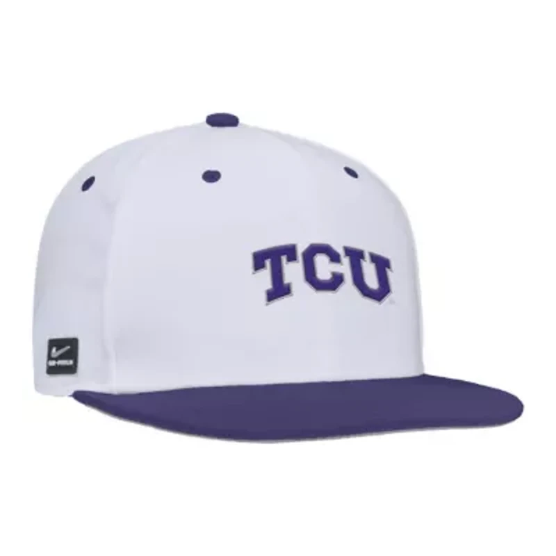 NCAA Nike TCU Horned Frogs On-Field Baseball Performance Fitted Hat