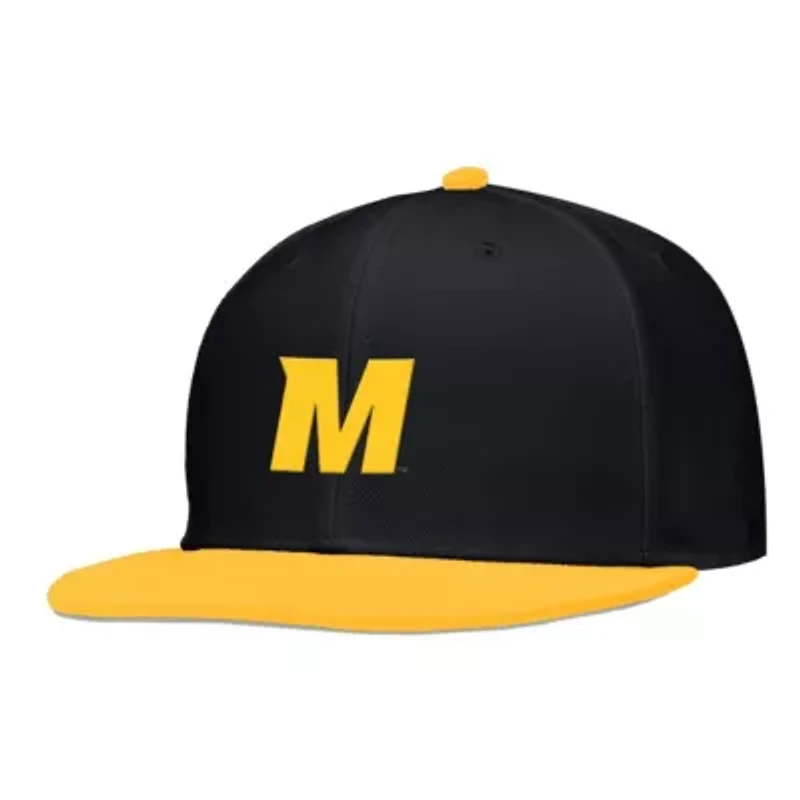 NCAA Nike Missouri Tigers On-Field Baseball Performance Fitted Hat