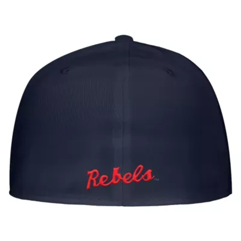 NCAA Nike Ole Miss Rebels On-Field Baseball Performance Fitted Hat