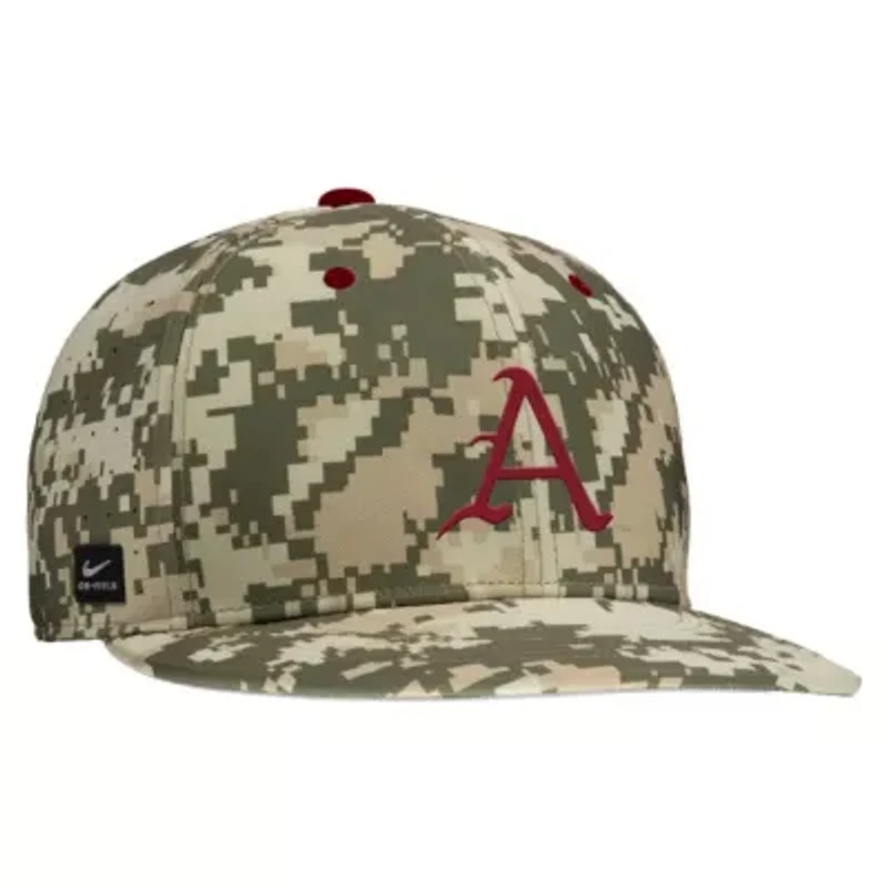 NCAA Nike Digital Arkansas Razorbacks On-Field Baseball Performance Fitted Hat