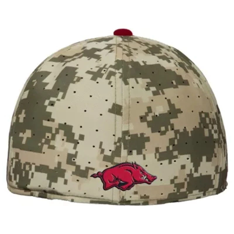 NCAA Nike Digital Arkansas Razorbacks On-Field Baseball Performance Fitted Hat