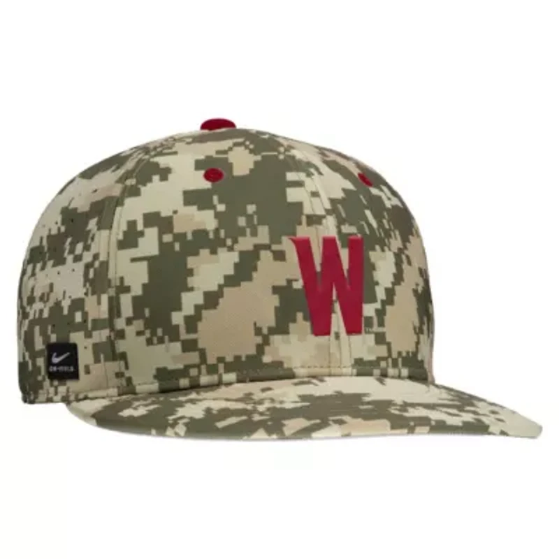 NCAA Nike Digital Washington State Cougars On-Field Baseball Performance Fitted Hat