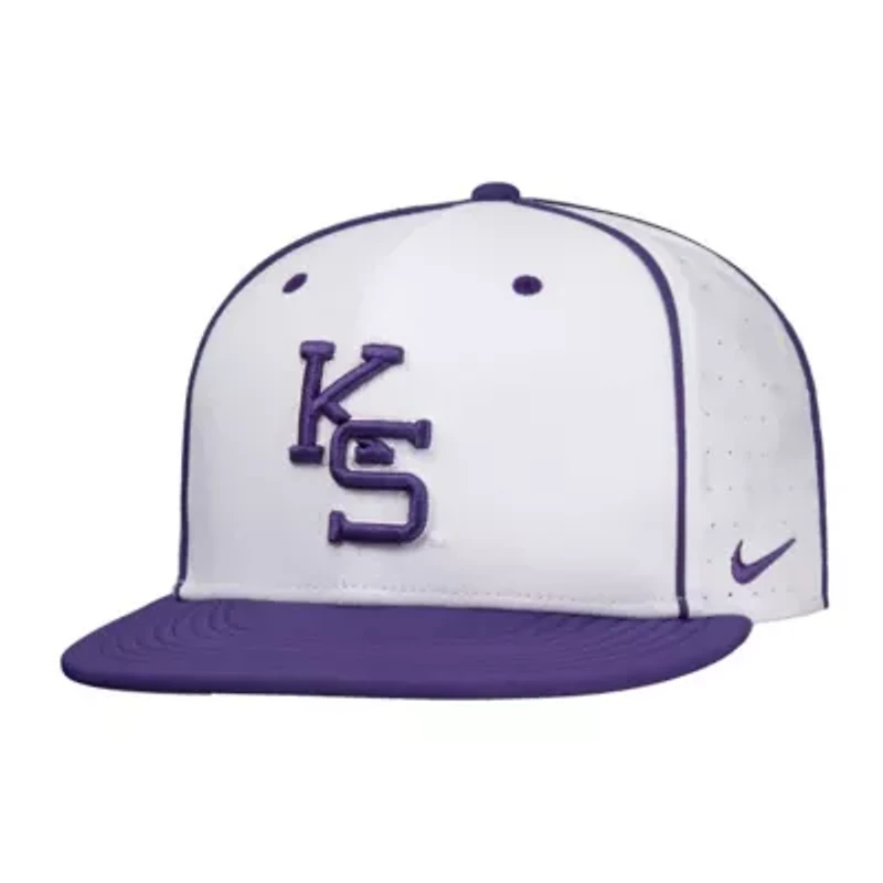 NCAA Nike Kansas State Wildcats 2025 On-Field True Performance Baseball Fitted Hat